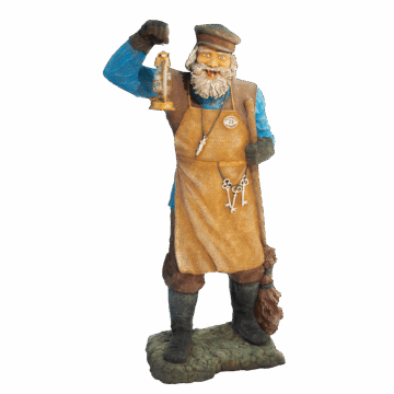 Дворник с фонарем